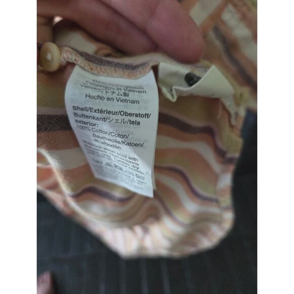 Madewell Womens XXS Striped oversided fit short sleeved lightweight blouse - Picture 4 of 9